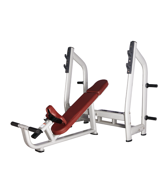 BRONZE GYM H-025 Скамья для жима с положительным наклоном (КОРИЧНЕВЫЙ)