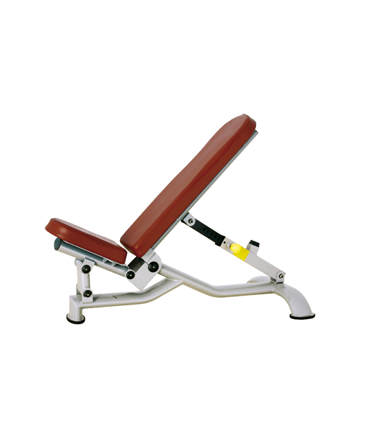 BRONZE GYM H-037 Скамья регулируемая (КОРИЧНЕВЫЙ)