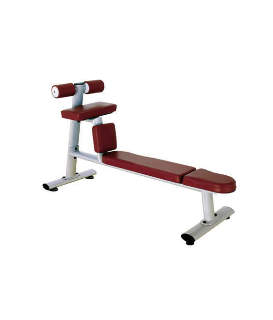 BRONZE GYM H-035 Скамья для скручиваний горизонтальная (КОРИЧНЕВЫЙ)