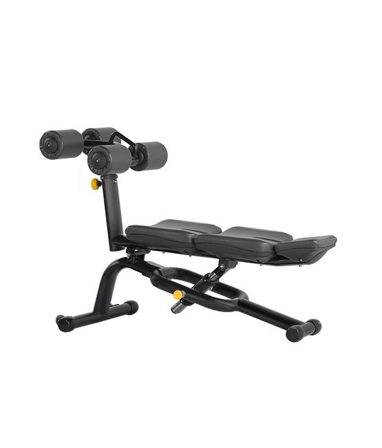 BRONZE GYM H-034A Скамья для пресса регулируемая (ЧЕРНЫЙ)
