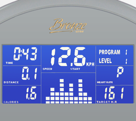 BRONZE GYM R801 LC Велоэтренажер