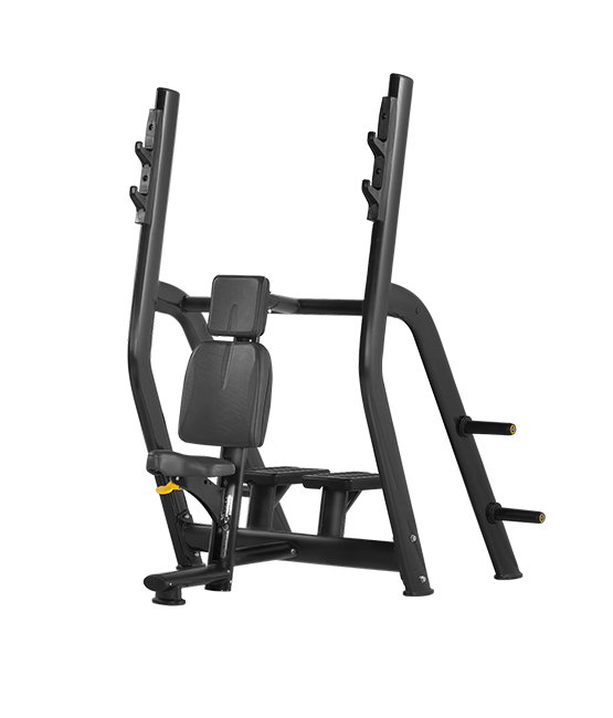 BRONZE GYM H-025B Скамья для жима вертикальная (ЧЕРНЫЙ)